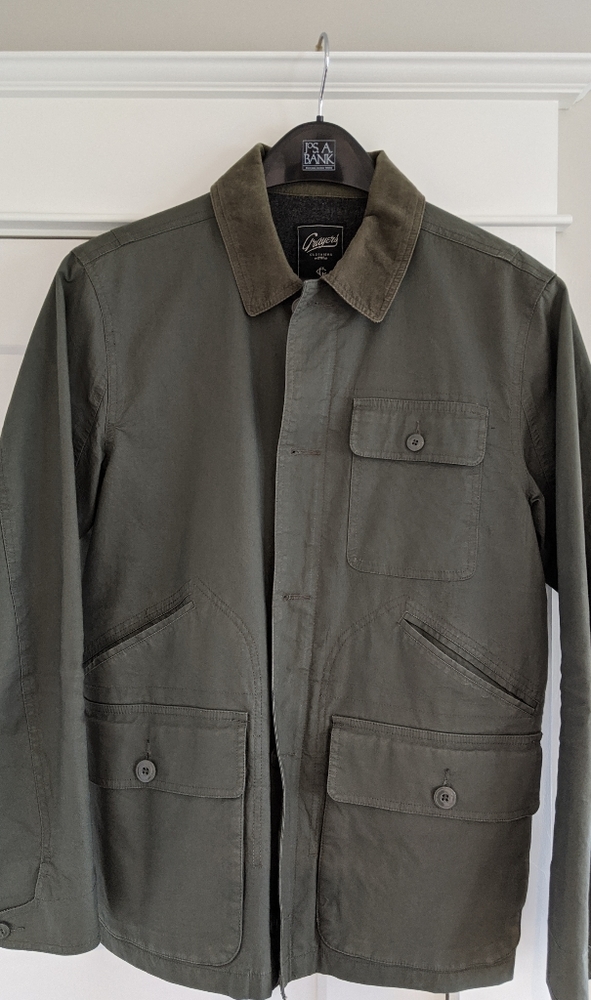 Grayer's Men's Military Style/Chore Hybrid Coat